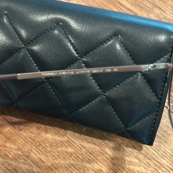 Authentic Chanel sunglasses and case